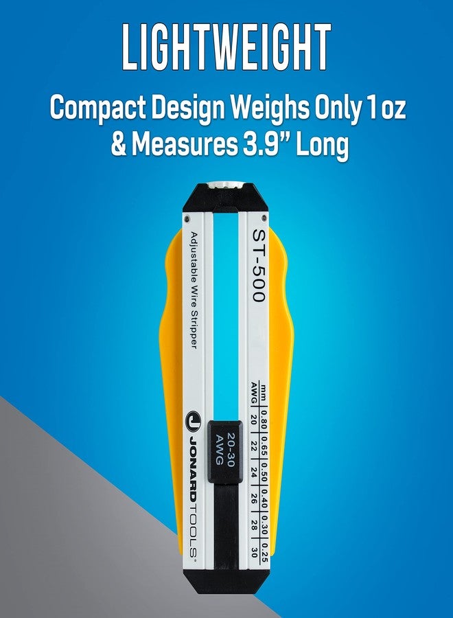جونارد تولز أداة تجريد الأسلاك الدقيقة القابلة للتعديل ST-500 من جونارد تولز، مقاس 20-30 AWG - Image 5