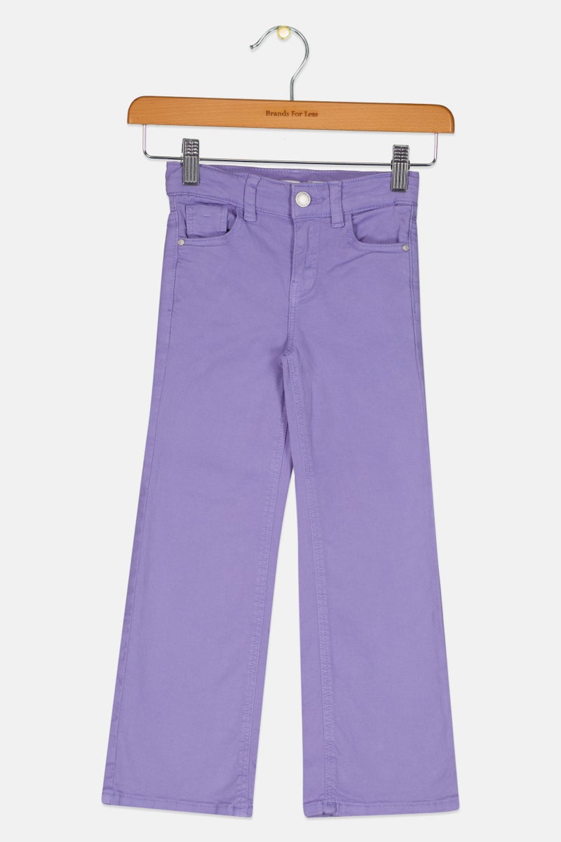 NAME IT جينز صلب للبنات، لافندر - Image 1