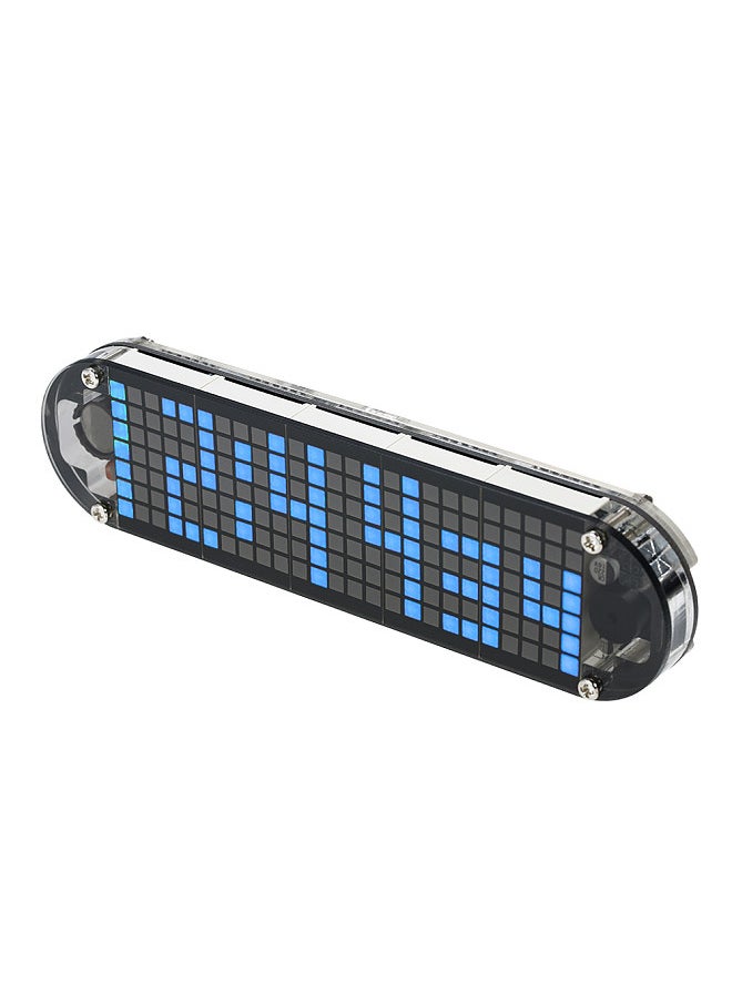DS3231 High Accuracy DIY Digital Dot Matrix LED Alarm Clock Kit with Transparent Case Temperature Date Time Display