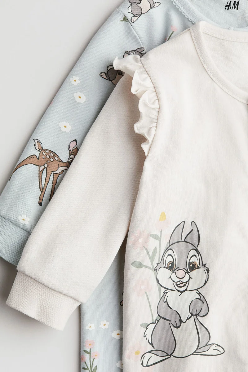 H&M 2-Pack Printed Pyjamas