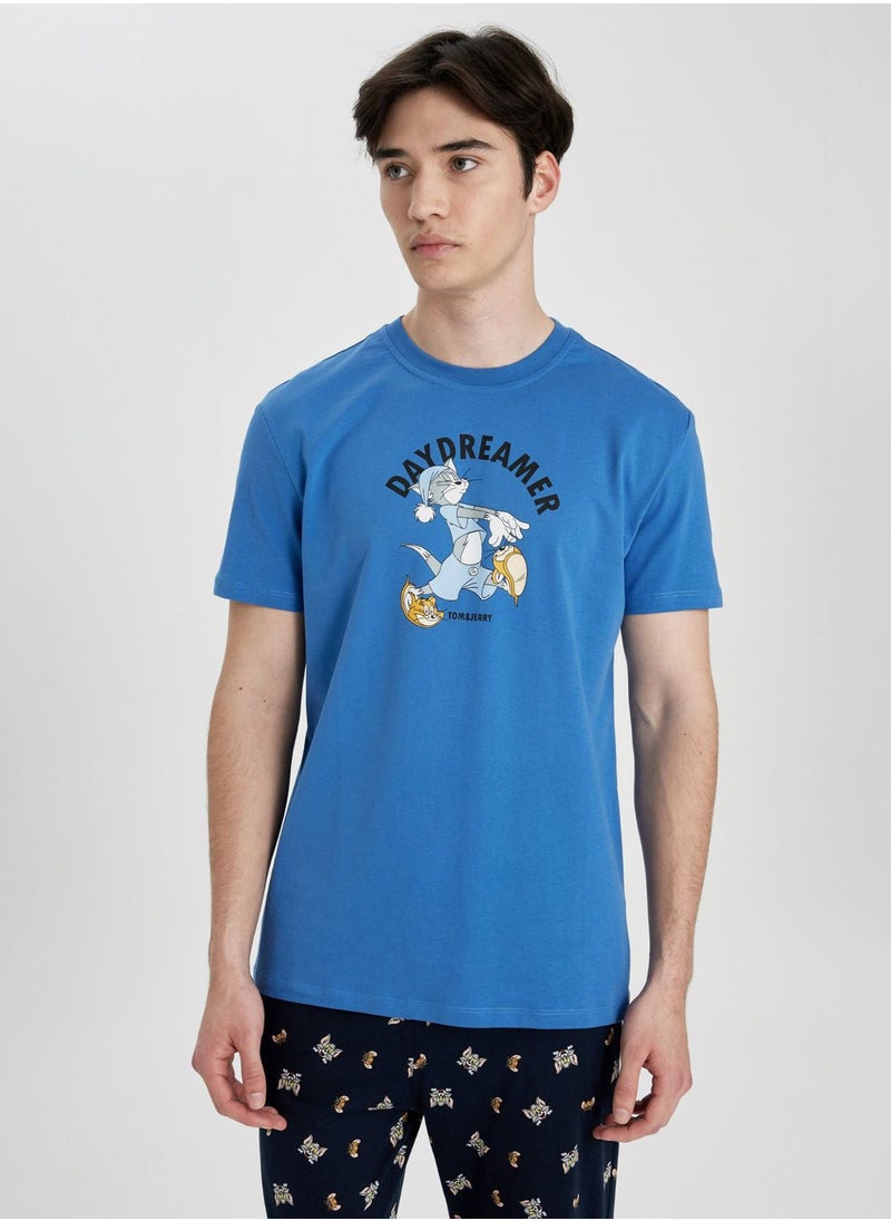 DeFacto - 2 Piece Regular Fit Tom & Jerry Licensed Knitted S - Image 1