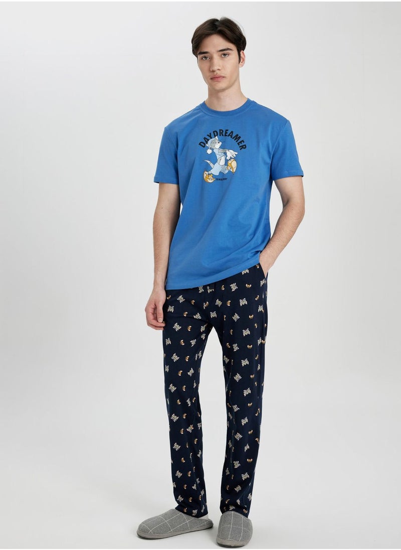 DeFacto - 2 Piece Regular Fit Tom & Jerry Licensed Knitted S - Image 1