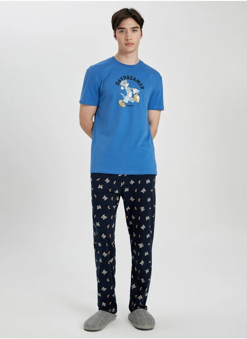 ديفاكتو 2 Piece Regular Fit Tom & Jerry Licensed Knitted S