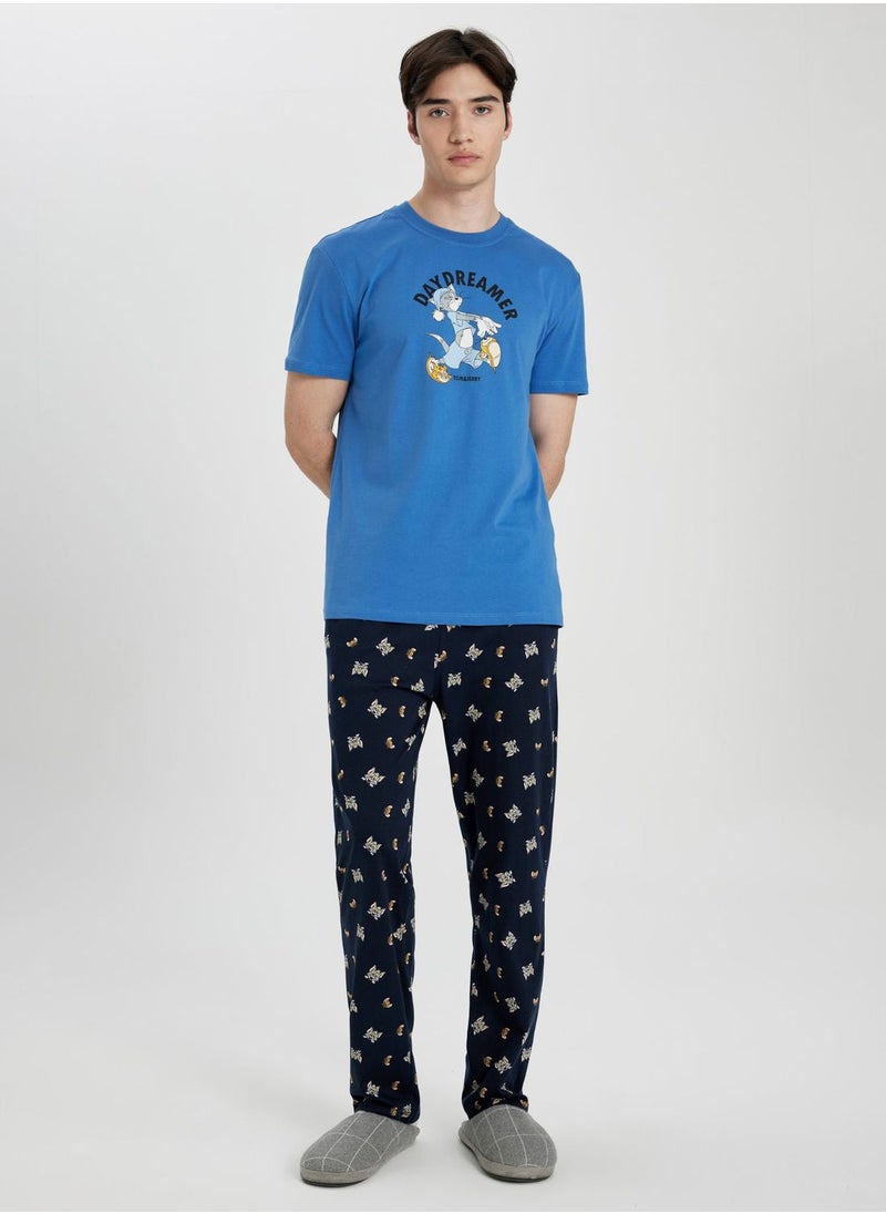 DeFacto - 2 Piece Regular Fit Tom & Jerry Licensed Knitted S - Image 1