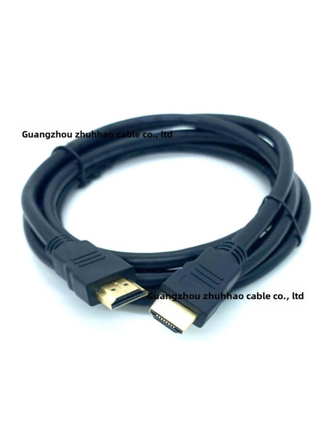 1.4 Version Hdmi Cable SuPPorts 1080P Resolution Nickel-Plated Terminal Hdmi High-definition Cable 1.5m Full Meter-Color:Black-Cord Length:1.5m  - Image 2