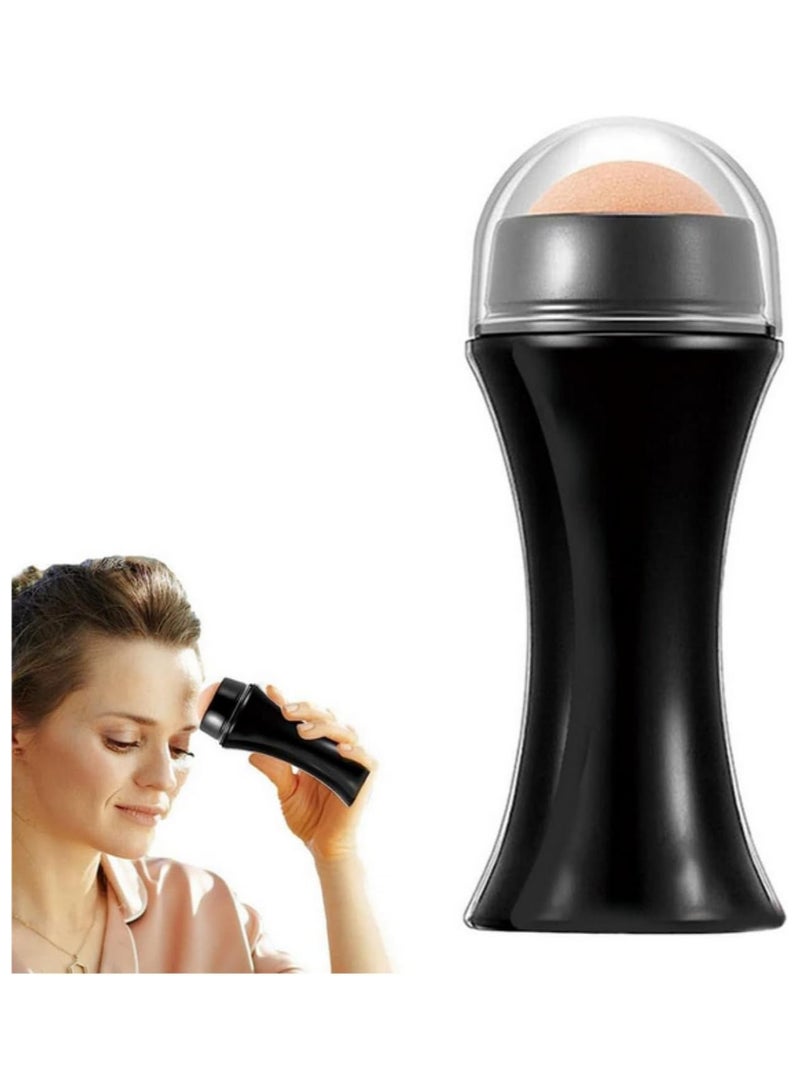 Generic Oil-Absorbing Face Roller Oily Skin Control Roller Reusable Face Roller Skin Care - Image 1