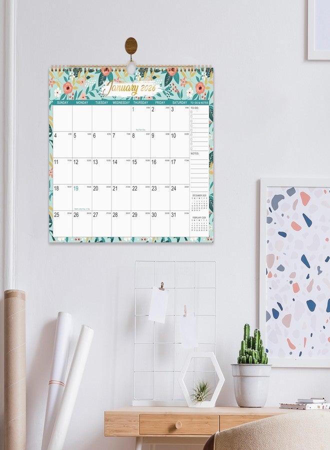 Feteulo 2026 Calendar - 2026 Wall Calendar 12 Month, 14.6" x 11.5", Calendar 2026, Large Wall Calendar 2026 from Jan. 2026 - Dec. 2026, 2026 Hanging Calendar, Twin-Wire Binding, Julian Dates - Image 2