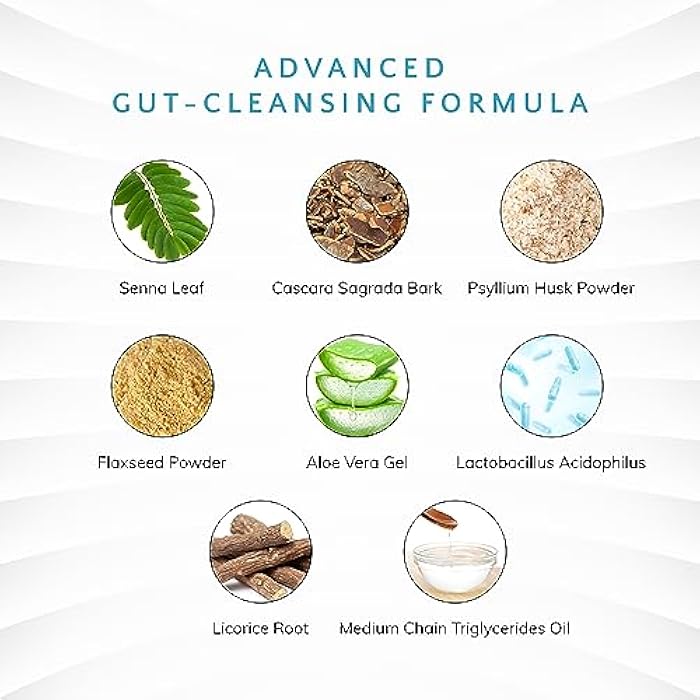 LA Cleanse 15 Day Cleanse and Detox - Rapid Flush 15 Day Gut Cleanse for Detox, Colon Cleanse, Gut Support - Enhance Digestion with Cascara Sagrada, Senna Leaf, Psyllium Husk - Capsules 30 Count - Image 4