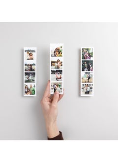 Brandian Brandian 24 Customised Photo Booth Strips Prints Beautiful Photo Prints for Every Memory Gift Multicolour 8 X 3 Inches Pack of 6 Photo Strips 