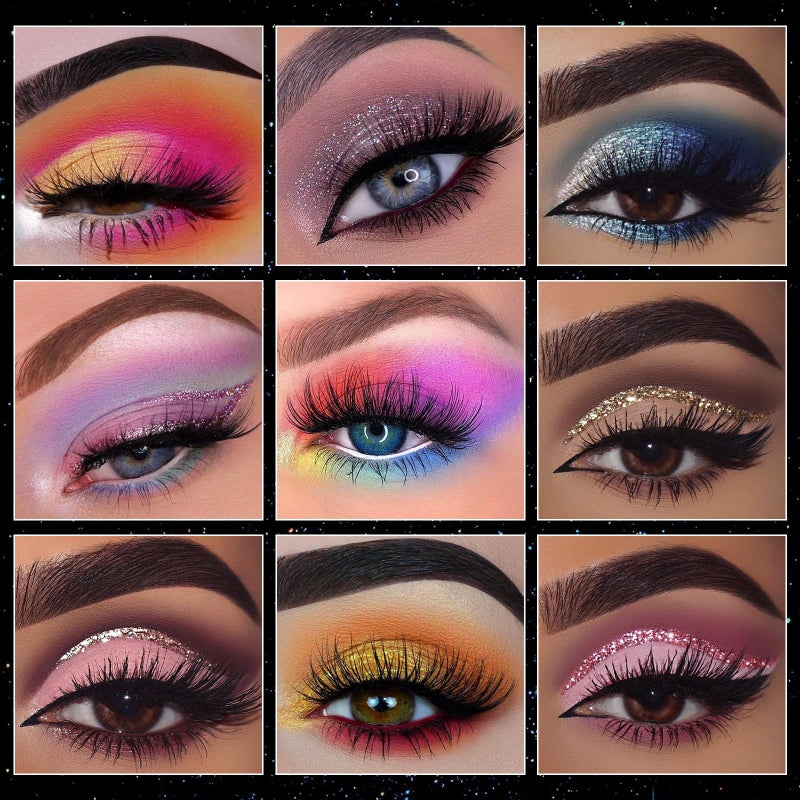 UCANBE All in One Makeup Kit - Professional Eyeshadow, Lip Gloss, Concealer, Eyeliner, Contour, Eyebrow Powder, Face Blusher, Highlighter & Makeup Brushes for Women & Girls - Image 3