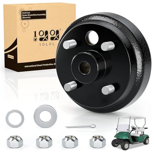 10L0L 19186G1P Brake Drum/Hub Assembly (Electric) for EZGO TXT - Image 1