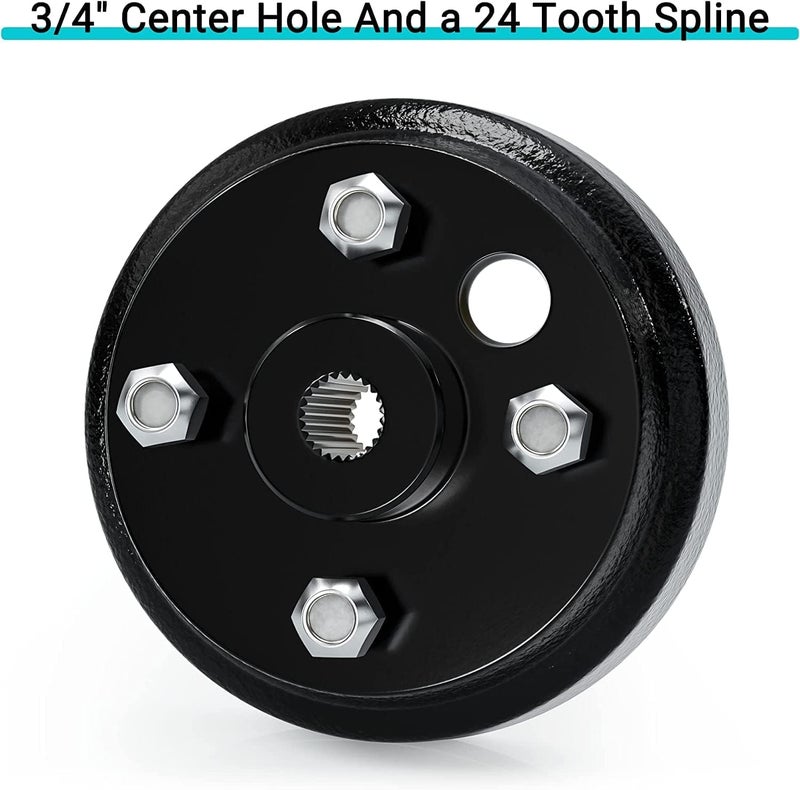 10L0L 19186G1P Brake Drum/Hub Assembly (Electric) for EZGO TXT - Image 4