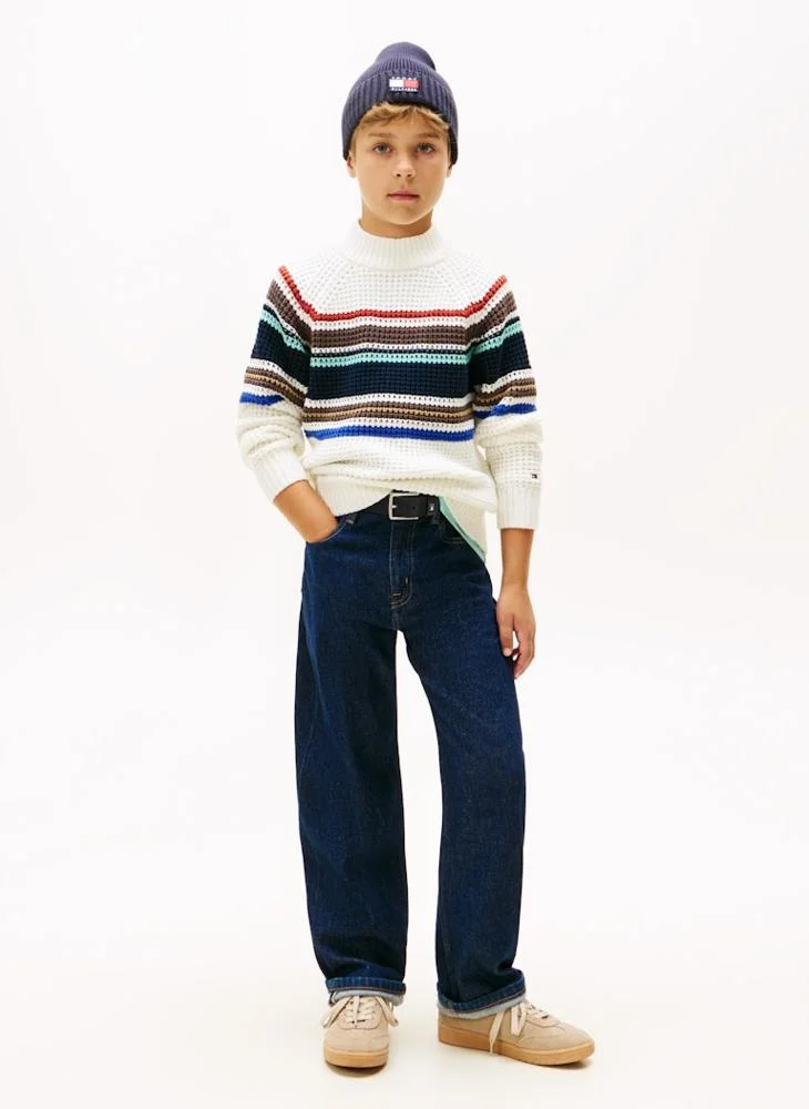 TOMMY HILFIGER Kids Relaxed Rinse Jeans