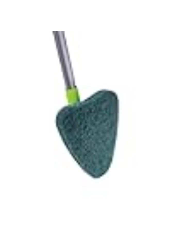 سكوتش برايت Scotch-Brite Height Adjustable Handle Bathroom Tile Scrubber Brush- Cleans Tiles, Hard to Reach Corners, Floors Without Bending, Tough Stain Removal, 180° Rotating Triangular Head for Easy Cleaning - Image 2