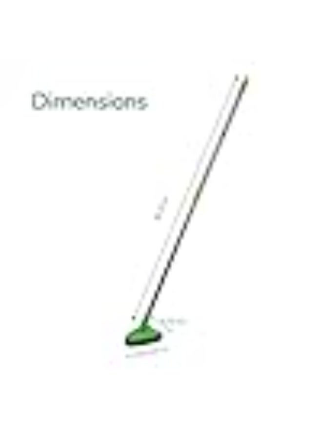 سكوتش برايت Scotch-Brite Height Adjustable Handle Bathroom Tile Scrubber Brush- Cleans Tiles, Hard to Reach Corners, Floors Without Bending, Tough Stain Removal, 180° Rotating Triangular Head for Easy Cleaning - Image 3