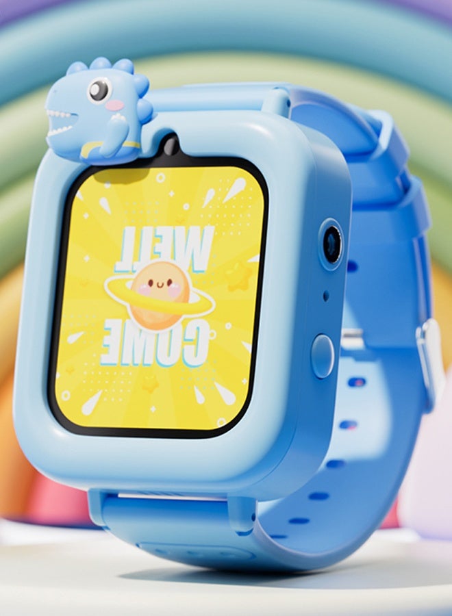 Smart Watch for Kids, 32G TF Card Kids Watch with Games Camera Video Recorder Music Alarm Calculator Calendar Flashlight Stopwatch Pedometer, Fun Birthday Gifts Boys Watch Toys for 4-16 Year Olds Blue - Image 1