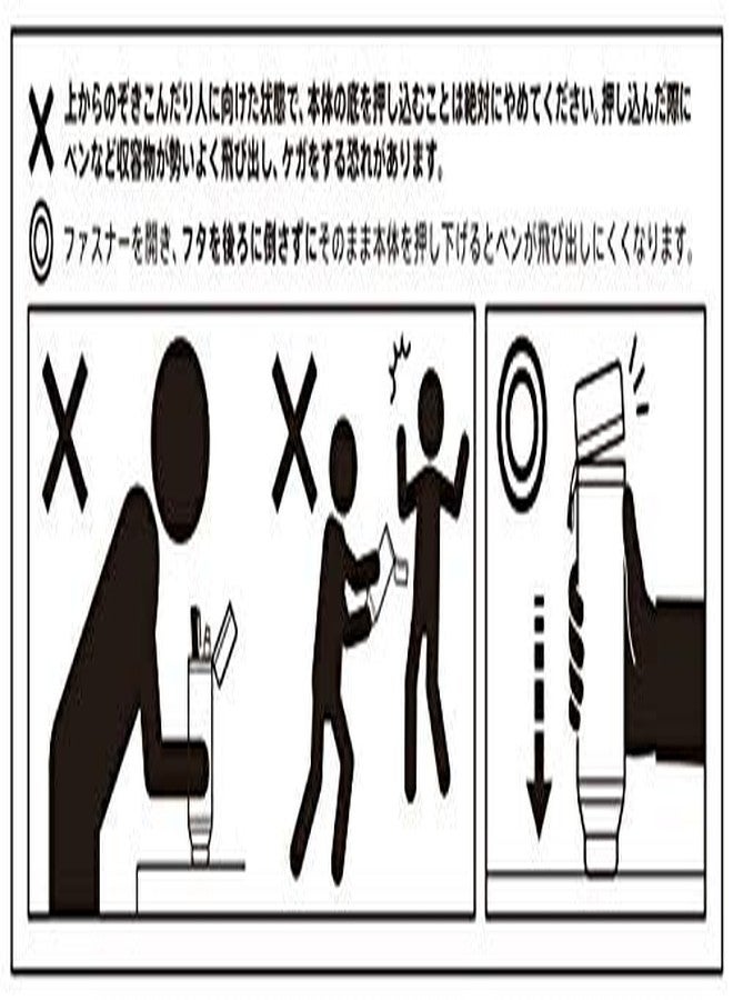 LIHIT LAB حافظة أقلام سيليكونية قائمة من LIHITLAB PuniLabo - حامل أقلام (2.4 بوصة × 7.8 بوصة) (Penguin - A-7712-10)F - Image 4