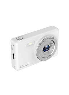 Generic Dual-camera HD Pixel Ccd Digital Camera Self-timer Vlog Small Card Machine Student Campus Introduction To Mobile Phone-Body Color: Xx*6 Milk White - No Memory Card/cannot Be Photographed  - Image 1