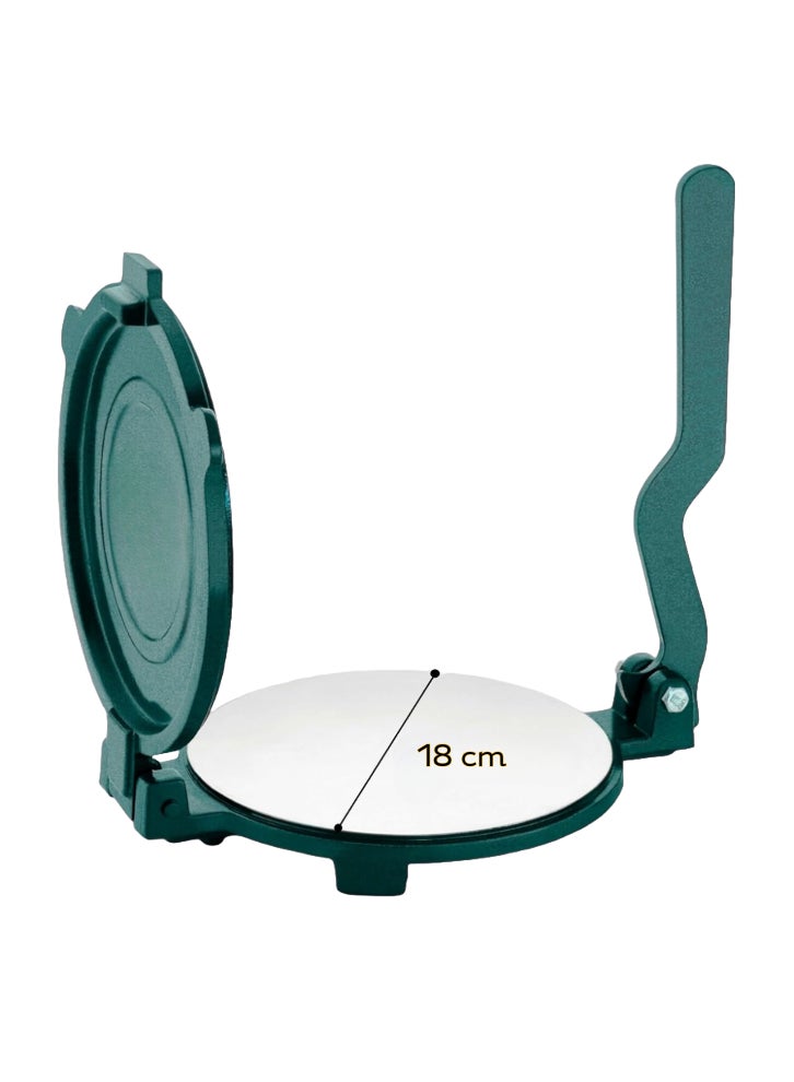 Asian Roti Press Pathiri Maker Aluminum Heavy Green 18 cm  - Image 2