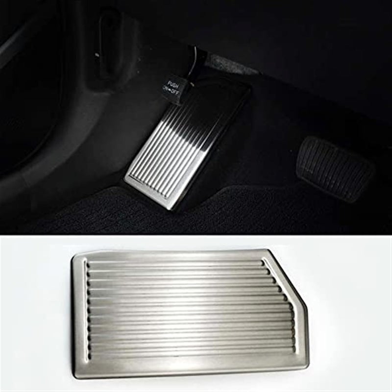 Wivplex Stainless Steel Foot Rest Pedal Pad Cover for Hyundai Tucson - Image 5