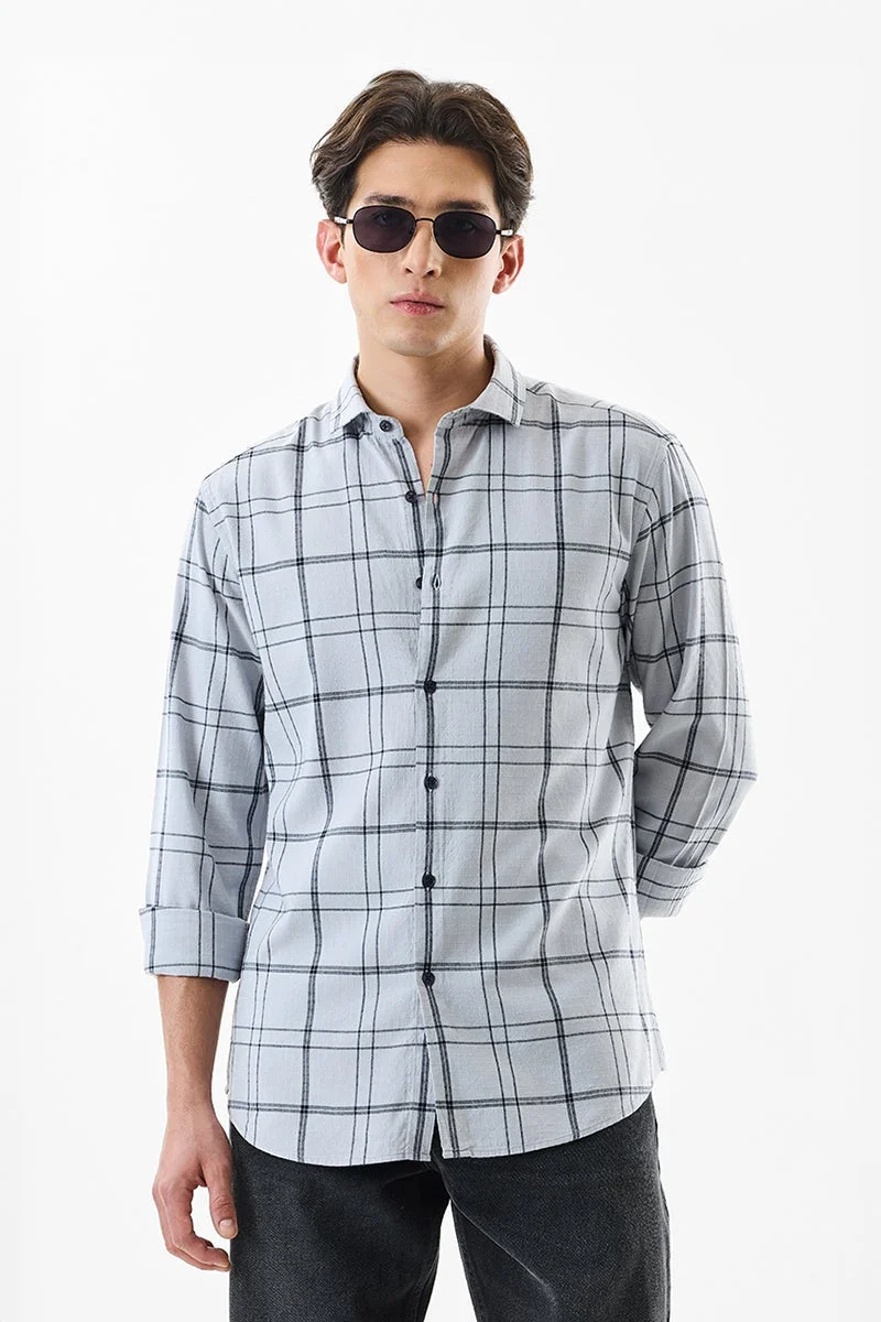 SNITCH Slim Fit Checks Shirt