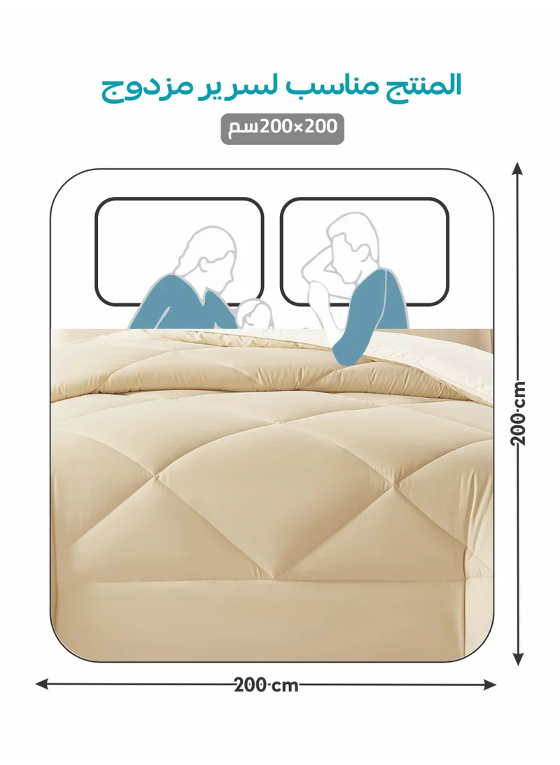 Donetella 11- Pieces Bedding Set –King Size | 6-Pcs Comforter Set+1500 GSM Mattress Topper+4 Essential Pillows,