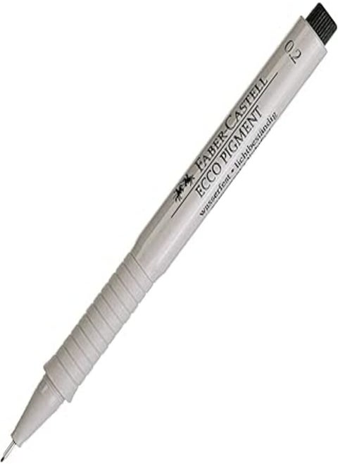 Faber Castell 166299 ecco Pigment Fibretip 0.2 Mm. Pen - Black