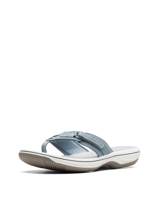 clarks Women's Breeze Sea Flip-Flop, Blue Grey, 40 EU - Image 1
