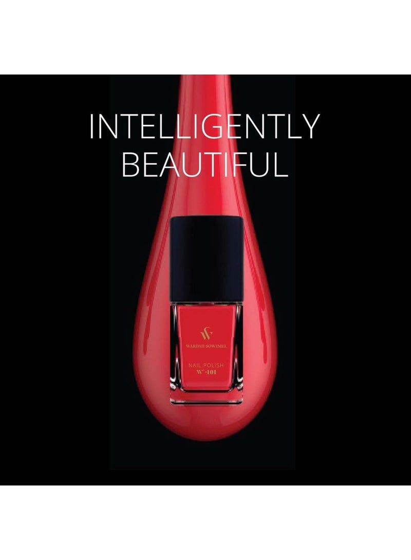 وردة صويمل طلاء أظافر من وردة صويمل - كورال - W107 - Image 4