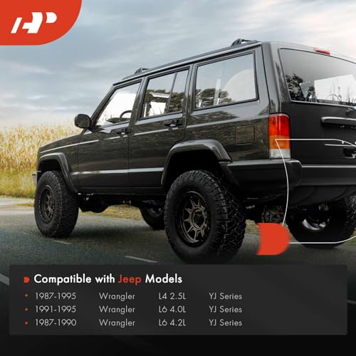 A-Premium Fuel Tank Straps W/ 2PCS Compatible with Jeep Wrangler [YJ Series] 1987 1988 1989 1990 1991 1992 1993 1994 1995 [OHV, 6Cyl 2.5L 4.0L 4.2L] - Image 2