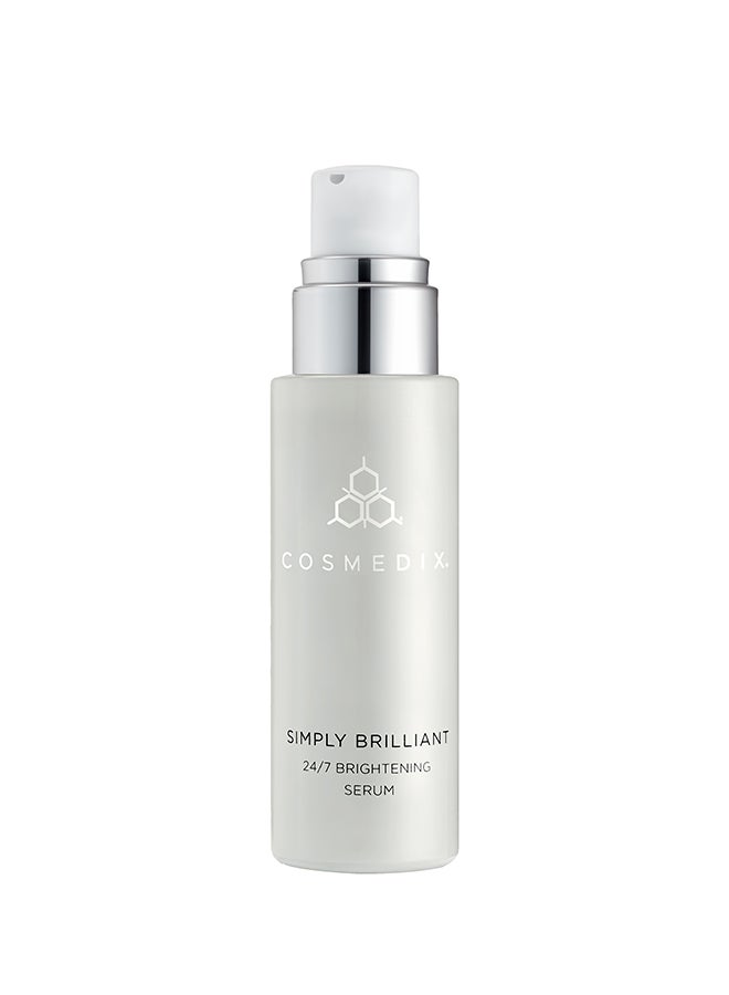CosMedix Simply Brilliant Vitamin C Brightening Face Serum Dark Spot Reduction Antioxidant | For Luminous Even-Toned Skin 30ml - Image 2