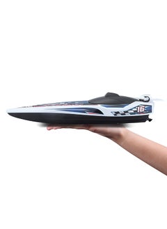 R/C- Hydro Blaster Boat White/Blue RC Remote Control Vehicle 2.4Ghz USB Gift for Kids Girls & Boys Electric Powered High Speed Vehicle for All Ages - pzsku/Z3C7FAC9AEADA8B46FE89Z/45/_/1730143470/489bb4e1-1cb1-431c-b27c-e0c9e6e8a5e2