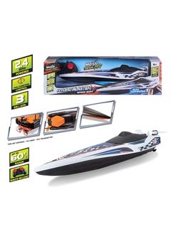 R/C- Hydro Blaster Boat White/Blue RC Remote Control Vehicle 2.4Ghz USB Gift for Kids Girls & Boys Electric Powered High Speed Vehicle for All Ages - pzsku/Z3C7FAC9AEADA8B46FE89Z/45/_/1730143490/8fe0fd91-49f7-4c92-a8b0-c65dd329ea9f