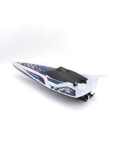 R/C- Hydro Blaster Boat White/Blue RC Remote Control Vehicle 2.4Ghz USB Gift for Kids Girls & Boys Electric Powered High Speed Vehicle for All Ages - pzsku/Z3C7FAC9AEADA8B46FE89Z/45/_/1730143501/7254d95d-e610-4312-a1c5-cb57ba150a31