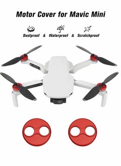 SYOSI Drone Motor Cover, Compatible with DJI Mavic Mini, for Prop Blade Motor Bundle Protection, Red  - Image 4