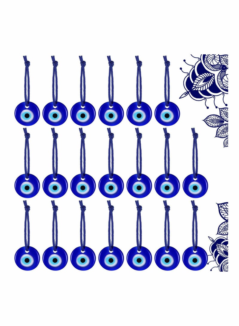 Captaintech 20 Pieces Turkish Blue Eye Beads Charms - Image 1