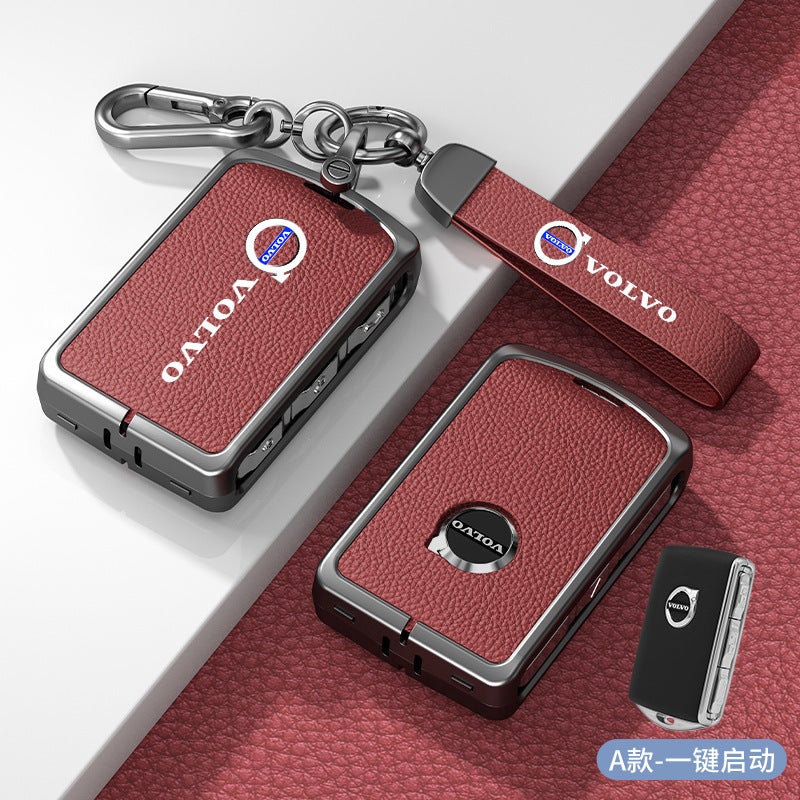 Volvo Luxury Aluminum Key Case for Volvo - Compatible with XC60/XC40/S60/S90/XC90/V60/V90 - Image 1