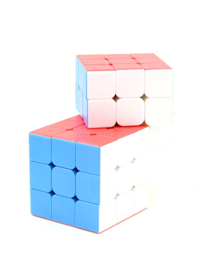Intelligence Paradise DIY Two-piece Three-order Rubik's Cube Real Color 5.6cm2 Even 3-limited Turn 3-order Intelligence Toy Stitching-Color:2 Siaman 3-stage Color 1  - Image 5