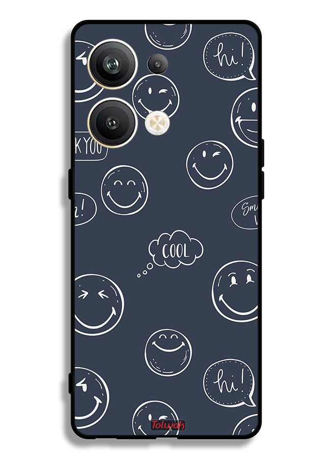 Tolwak Oppo Reno9 Pro Plus 5G Protective Case Cover Cool Faces Tags - Image 2