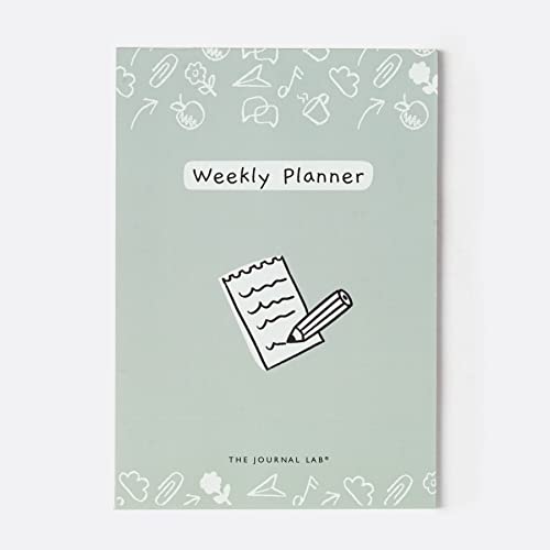 The Journal Lab - Weekly Planner Pad | Weekly Planner Sheets | Notepad | 52 Weeks (Pistachio) - Image 1