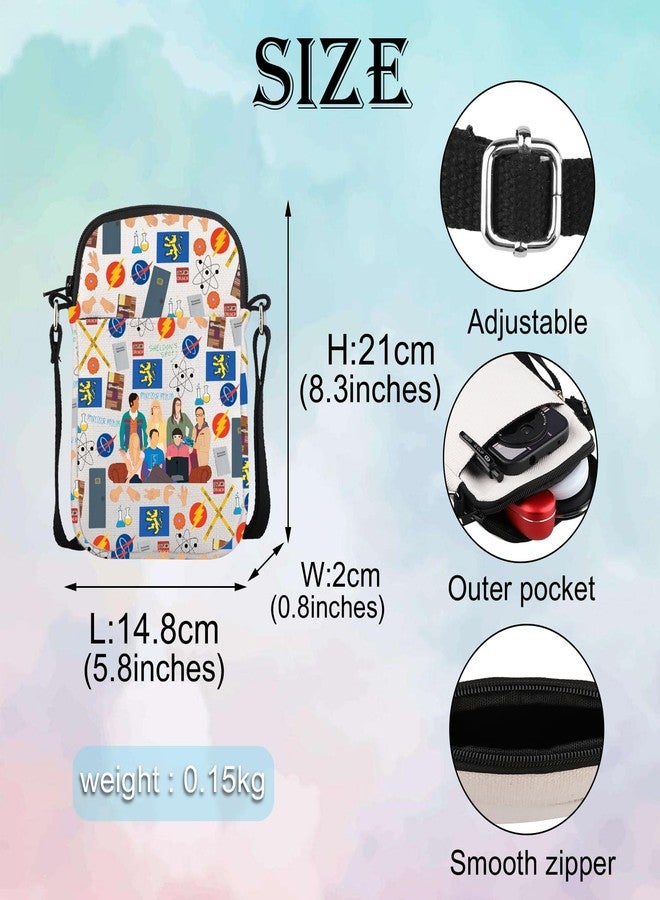 MEIKIUP TBBT Sitcom TV Show Crossbody Bag Leonard and Sheldon Fans Gift Scientist Physicis Shoulder Bag (Bang CB) - Image 4