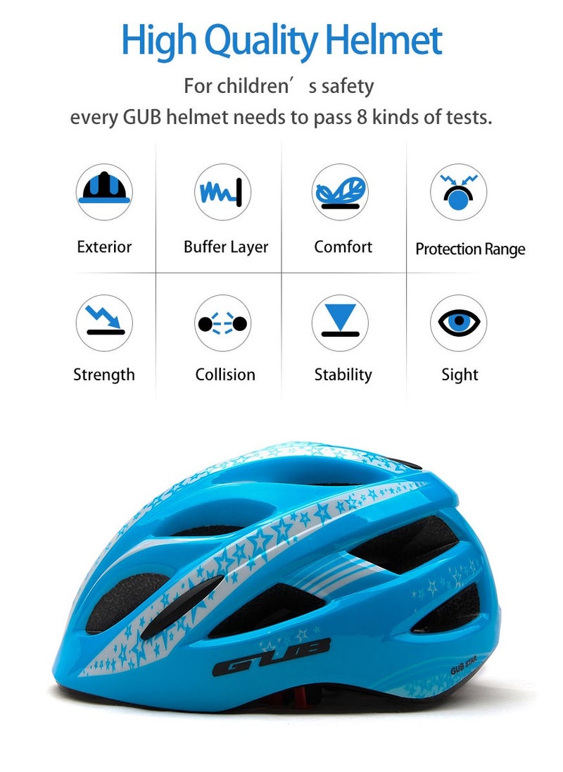 GUB Type: CHILDREN HELMET Materials: EPS PC    Certification: GB Size: XS (47-52cm)    Vents: 16 Production: Integrated Mold    NW: 226g GW: 422g multi colors  - Image 4
