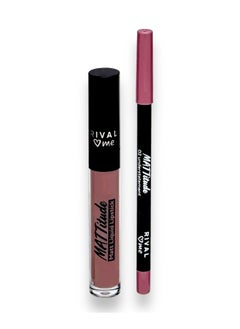 RIVAL loves me Elegant Makeup Gift Set – Long-Lasting Lipstick, Rouge Powder, Blush Stick & Nail Colors  - Image 3