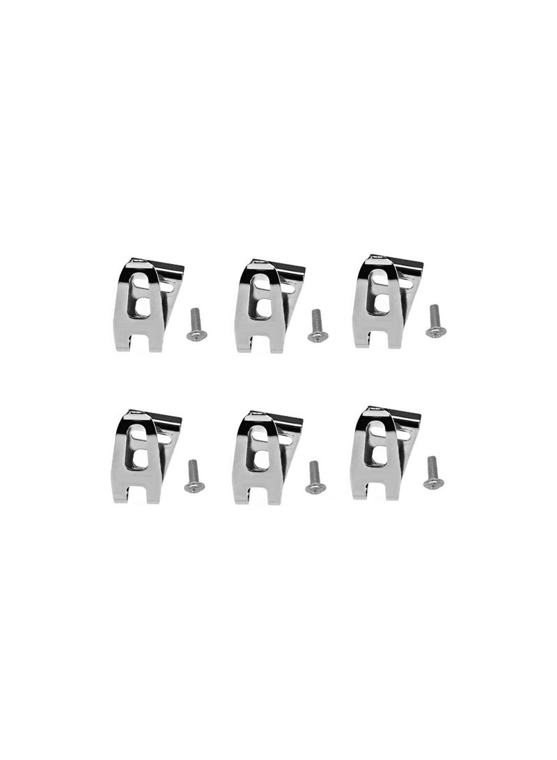 GGOOT Replacement Belt Hook Clip, 6pcs Stainless Steel Driver Belt Clip Drill Clip Hook Tool with Screws Compatible with Makita 18V LXT Cordless Drills  - Image 5