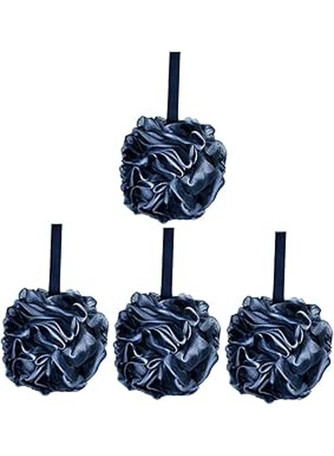 4 Pack Soft Exfoliating Shower Foaming Balls Bath Sponge For Gentle Cleansing Travel - Image 1