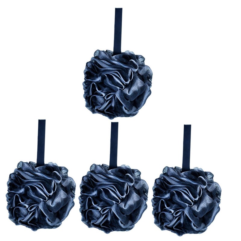 4 Pack Soft Exfoliating Shower Foaming Balls Bath Sponge For Gentle Cleansing Travel - Image 2