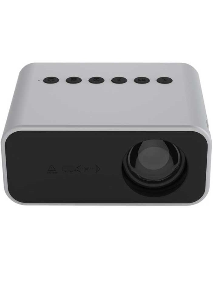 New T500 Mini Projector 1920x1080P 80 Lumens Mini Home Theater LED HD Digital Portable Projector With Remote Control & Adaptor  - Image 1