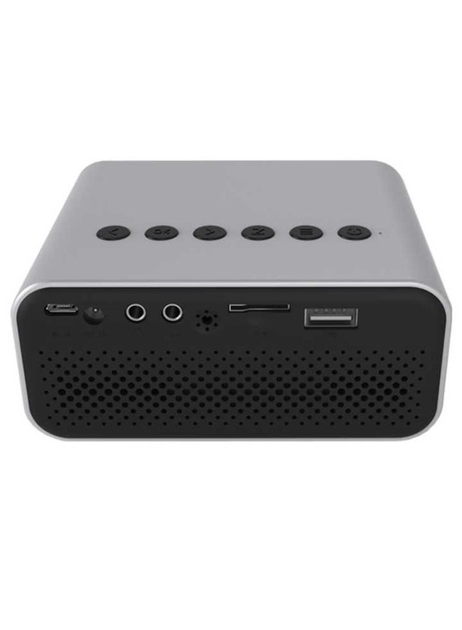New T500 Mini Projector 1920x1080P 80 Lumens Mini Home Theater LED HD Digital Portable Projector With Remote Control & Adaptor  - Image 2
