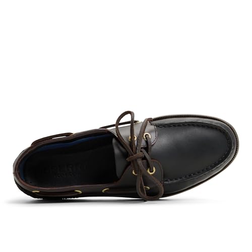 Sperry Men's Authentic Original™ 2-Eye Boat Shoe, Black/Amaretto, 10.5 - Image 5