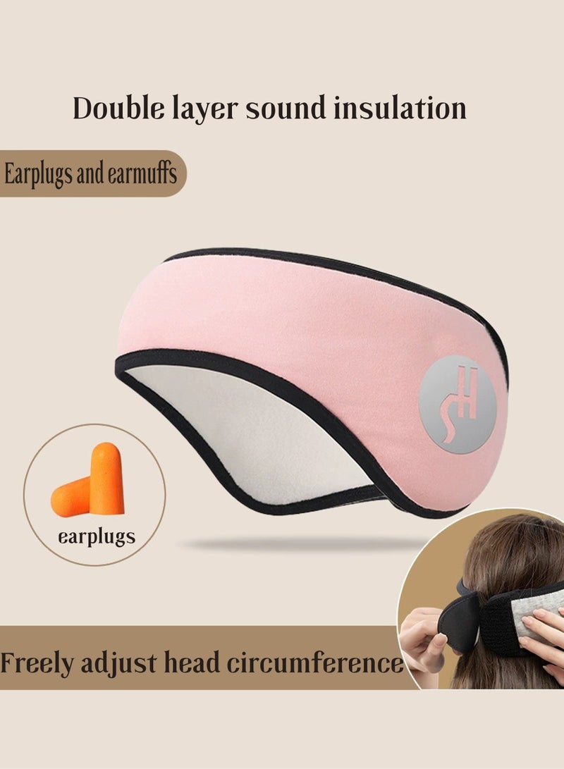 Ocean Soft and Breathable  Ear Defenders,  Ear Protection Noise Cancelling Headphones, Noise Cancelling Headphones for  Sleeping Studying pure cotton Soundproof Earmuffs  - Image 2